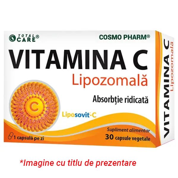 Vitamina C Lipozomala Liposovit-C - pana la 1000 mg administrare zilnica